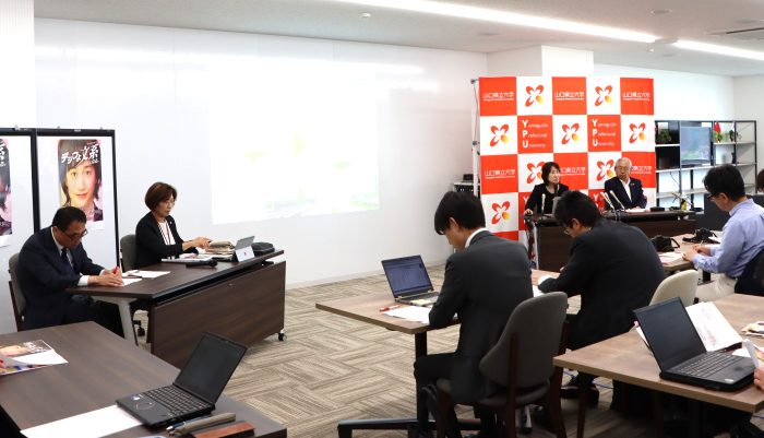 画像：【山口県立大学】新学科・情報社会学科設置に関する記者会見を行いました